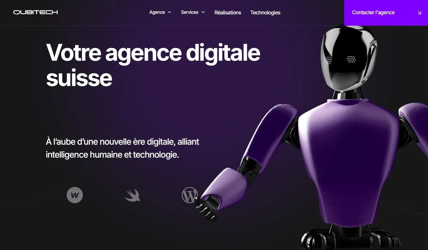 www.qubitech.ch — screenshot